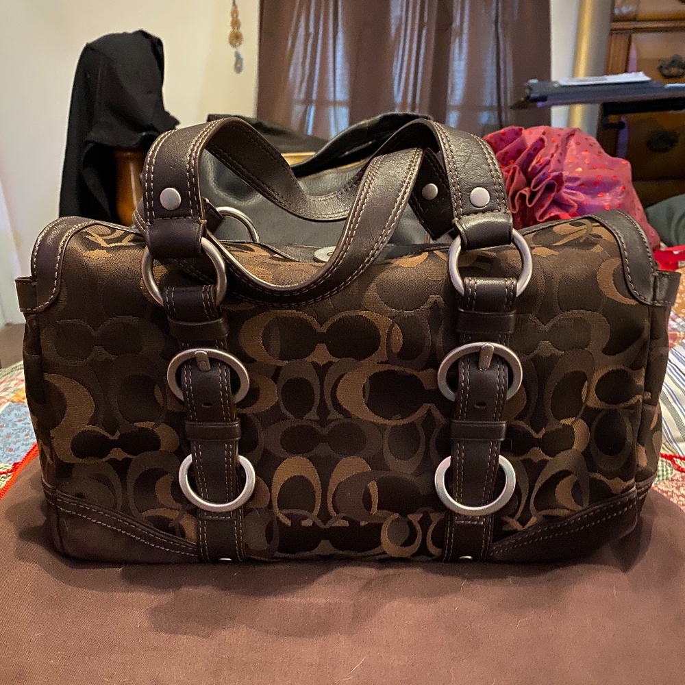 NEW Coach Signature Jacquard Suede Set!